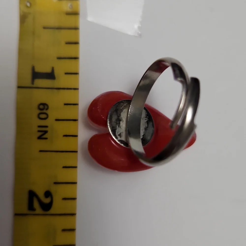 *SALE $8. GLASS Heart Ring